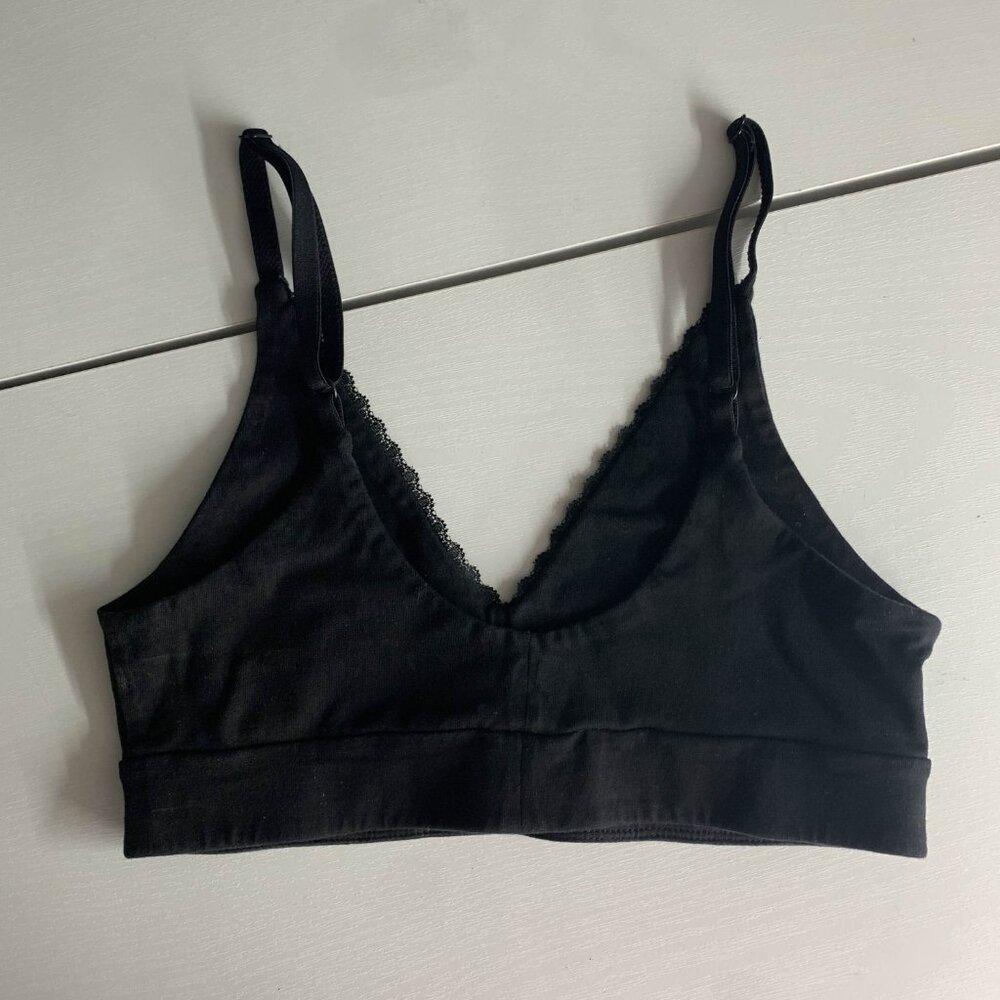 Pact Black Bralette with Lace Detail - Picture 3 of 3